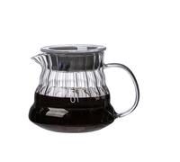 Coffee Kettle Coffee Carafe Standard Server for Pour Over Maker Clear Pot with Lid 360ml/600ml/800ml(300ml)