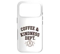 Coffee & Kindness Dept. Coffee Lovers Java Cute Valentine Case for iPhone 17 Pro