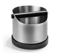 Coffee Knock Box, 1.2L Stainless Steel Espresso Box Container for Portafilter Puck Coffee Grounds Collector, Coffee Bin for Ninja Sage Coffee Machine, Silver