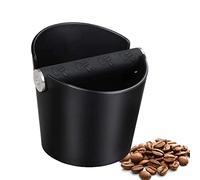 Coffee Knock Box - 4.8 Inch Espresso Grounds Bin With Removable Metal Bar, Shock-Absorbent Barista Accessory for Coffee Machines