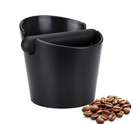 Coffee Knock Box, 4.8 Inch Espresso Knock Box Coffee Bin Coffee Machine Accessories Coffee Grounds Knock Box Shock-Absorbent Barista Knock Box with Removable Rubber Knock Bar, Barista Accessories