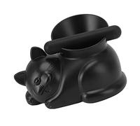Coffee Knock Box Adorable Cat Design Coffee Grounds Recycling Bucket for Lovers ABS Durable 8.27x5.31in