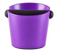 Coffee Knock Box Bin Espresso Grinds Tamper Waste Tamp Grind B Purple, Open Mouth