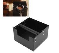 Coffee Knock Box, Coffee Dump Bin, Stainless Steel Drawer Type Coffee Grind Dump Bucket, Prevent Skid Coffee Grounhds Dump Bin for Barista, Bar, Shop, Worktop,Coffee Bar Accessories