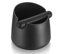 Coffee Knock Box, Coffee Grounds Container, Espresso Grounds Bin Knock Box, Barista Coffee Grind Bin Knock Out Box with Removable Metal Knock Bar & Non-Slip Base, Coffee Machine Accessories