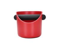 Coffee Knock Box,Compatible for De Longhi,&,Compatible for Breville,Anti Slip Coffee Grounds Container Dump Bin Espresso Puck Disposal for Bar Cafe Barista Tools(Red 450ml)