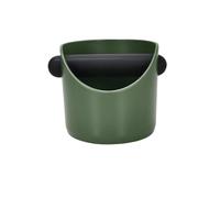 Coffee Knock Box,Compatible for De Longhi,&,Compatible for Breville,Anti Slip Coffee Grounds Container Dump Bin Espresso Puck Disposal for Bar Cafe Barista Tools(Dark Green 450ml)