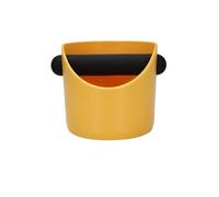 Coffee Knock Box,Compatible for De Longhi,&,Compatible for Breville,Anti Slip Coffee Grounds Container Dump Bin Espresso Puck Disposal for Bar Cafe Barista Tools(Yellow 450ml)