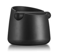 Coffee Knock Box, Espresso Grounds Bin Knock-Box, Shock-Absorbent Coffee Grounds Container with Removable Knock-Bar and Non Slip Base, Knock Box Mini Coffee-Bin Barista Accessories(Color:Black)