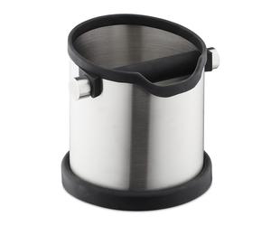 Coffee knock box Espresso Waste Bin Stainless Steel Pulp Bucket 1.8 L Rubberized