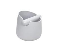 Coffee Knock Box Grind Dump Bin Anti Slip Removable Grounds,Compatible for Delonghi, Compatible for Breville, Barista Goods Accessories Espresso Maker Tools(800ml White)