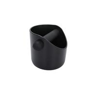 Coffee Knock Box Grind Dump Bin Anti Slip Removable Grounds,Compatible for Delonghi, Compatible for Breville, Barista Goods Accessories Espresso Maker Tools(450ml Black)