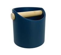 Coffee Knock Box in Many Colors | Unique Gifts for Coffee Lovers | Barista Knock Box Customisable Grind Storage (Dark Blue, Large (12.3cm x 12.3cm x 12.3cm))