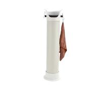 Coffee Knock Box Large Capacity Coffee Knock Box Detachable Removable Lid Crusher Container Easy to Clean Vertical Grounds Bucket(White)