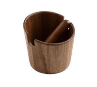 Coffee Knock Box Wood Knock The Slag Bucket Coffee Grounds Knock Box Ground Coffee Container Solid Knocking Tank Coffe Accessories Barista Tools