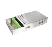 Coffee Knock Out Drawer Box Stainless Steel Drawer Type Espresso Coffee Ground Knock Container Coffee Powder Box for Home Kitchen Coffee