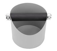 Coffee Knocking Slag Bucket Durable Non Slip for Home Small Anti Slip Coffee Machine Grounds Box Powder Slag Recycling Bucket (Gray)