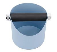 Coffee Knocking Slag Bucket Durable Non Slip for Home Small Anti Slip Coffee Machine Grounds Box Powder Slag Recycling Bucket (Blue)