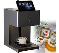 Coffee Latte Art Machine with WIFI Connection - Customized Photo Selfie Printing for Cake Desserts and DIY Personalized Decoration in Cafes and Bars
