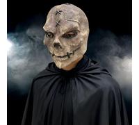 Coffee Life Plus Skull Mask, Skeleton Latex Headgear, Horror Ghostface Mask, for Parties and Cosplay, Scary Performance Prop for Halloween Decoration and Celebrations