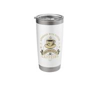 Coffee Lover Approach with Caution Dangerous Before Caffeine Stainless Steel Insulated Tumbler
