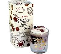 Coffee Lover Club Piped Candle Bomb Cosmetics