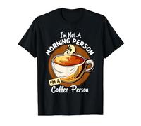 Coffee Lover Design for Coffee Drinker - I'm A Coffee Person Value Graphic T-Shirt, Men, Black, M