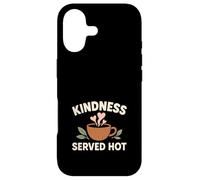 Coffee Lover Kindness Club Positive Message Caffeine Graphic Case for iPhone 17
