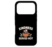 Coffee Lover Kindness Club Positive Message Caffeine Graphic Case for iPhone 17 Pro
