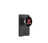 Coffee Lover Sarcastic Please Hold While I Pretend To Listen PopSockets PopWallet for MagSafe