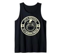Coffee Lover Simulating Morning Person Energy Tank Top