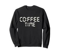 Coffee Lover Time Coffee Weather for Mom Women Men Quote Art Sweatshirt