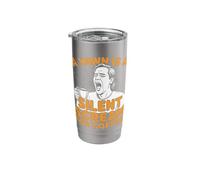 Coffee Lovers A Yawn is A Silent Scream for Coffee Stainless Steel Insulated Tumbler