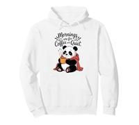 Coffee Lovers Mornings Are For Coffee And Quiet Panda Mom Pullover Hoodie