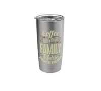 Coffee Loving Family Nurse Practitioner FNP Nursing Apparel Stainless Steel Insulated Tumbler