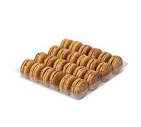 Coffee Macaron Tray by Mademoiselle Macaron - Tray of 24 Coffee Macarons