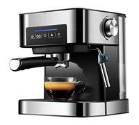 Coffee Machine 20 Bar Pump Espresso And Cappuccino Italian Household Small Semi-Automatic High Pressure Steam Milk Froth, Stainless Steel Wire Drawing Body