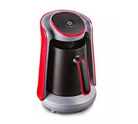Coffee Machine 600W Automatic Machine Cordless Electric Pot Moka Coffee Kettle Portable Household appliances (Color : Red)