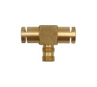 Coffee Machine Aluminium Connector with Two Way and Three Way Interface to Support Various Brewing Setup Needs (CopperT)