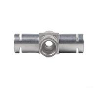 Coffee Machine Aluminium Connector with Two Way and Three Way Interface to Support Various Brewing Setup Needs (Aluminium I)