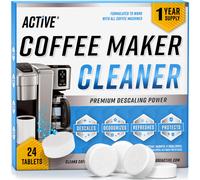 Coffee Machine Cleaner Descaler Tablets - 24 Count, Compatible With Nespresso, Tassimo, Melitta, Delonghi, Miele, Coffee Maker Pot Descaling &
