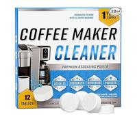 Coffee Machine Cleaner Descaler Tablets 24 Count, Maker Pot Descaling&Cleaning Tabs, Descale Drip Coffe&Espresso Machines(12 Count)