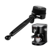 Coffee Machine Cleaning Brush - PP Silicone Bristles Filter Holder Brush Making Tool with Durable Design | Home Cafe Hotel Pub Apartment Accessory Semi-Automatic Maintenance