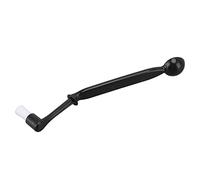 Coffee Machine Cleaning Brush Tool Coffee Machine Nylon Brush Cleaner Long Enough Handle Cleaning Coffee Scope of Application Specially Designed Cleaning Brush (Black with Spoon A0006 23cm)