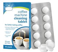 Coffee Machine Cleaning & Descaling Tablets - 10 PCS, Removes Limescale, Deep Cleans, Lmproves Coffee Taste, Extends Machine Life, Suitable for Nespresso, Keurig, Espresso & More