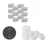 Coffee Machine Cleaning Kit, with Multifunction Coffee Filters and Descaling Tablets, Compatible with NJ ES501/ES601/ES651/ES655CO/ES701 Espresso Makers(B)