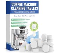Coffee Machine Cleaning Tablets, 24 Pack, 5g Each, Powerful Coffee Maker Cleaner and Descaling Tablets, Removes Coffee Oils and Residue, Compatible with All Coffee Machines