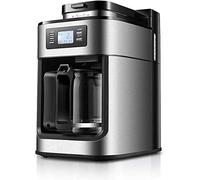 Coffee Machine Coffee Machine American Drip, Household Fully Automatic Grinder Soy Powder Dual-Use, Smart Drip Permanent Filter and Home and Office Decoration Interesting, HUANGHAIQIU