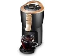 Coffee Machine Coffee Machine Single Cup Coffee Maker, Latte Machine and Cappuccino Machine, Steam Espresso Machine, Coffee Cup Suitability, Programmable with Stainless Interesting, HUANGHAIQIU