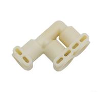 Coffee Machine Connector With Two Way Three Way Interface For Fit Easy Installation Metal Plastic Build Optimizes Brewing Process Reliable Replacement Part Beige Silver Color Design(Three-way C)